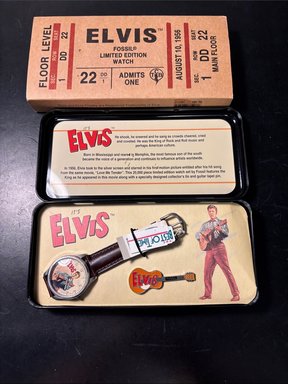 Limited Edition Elvis Fossil watch - original packaging